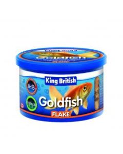  King British Goldfish Flake Food 28g