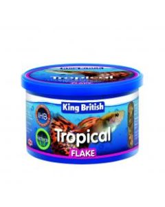  King British Tropical Fish Flake Food 28g