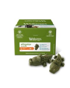 WHIMZEES Alligator Daily Dental Dog Chew, lge