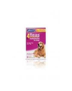 Johnson's 4fleas Large Dog Tabs, 3tabs