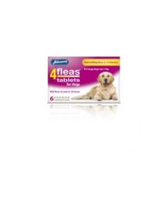 Johnson's 4fleas Large Dog Tabs, 6tabs