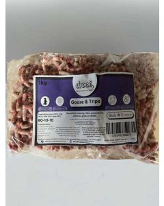 Drool Raw Goose & Tripe Mince 1kg