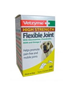 Vetzyme High Strength Flexible Joint Tablets, 30's