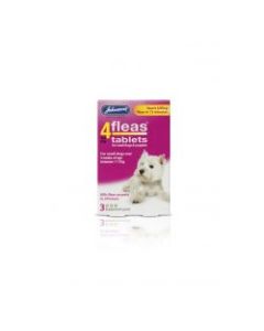 Johnson's 4fleas Small Dog Tabs, 3tabs