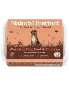 Natural Instinct Raw Beef & Chicken Working Dog Food