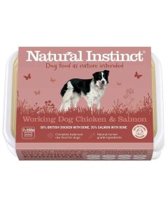 Natural Instinct Raw Chicken & Salmon Working Dog Food